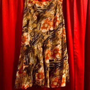 XL Long Multi Colored Skirt